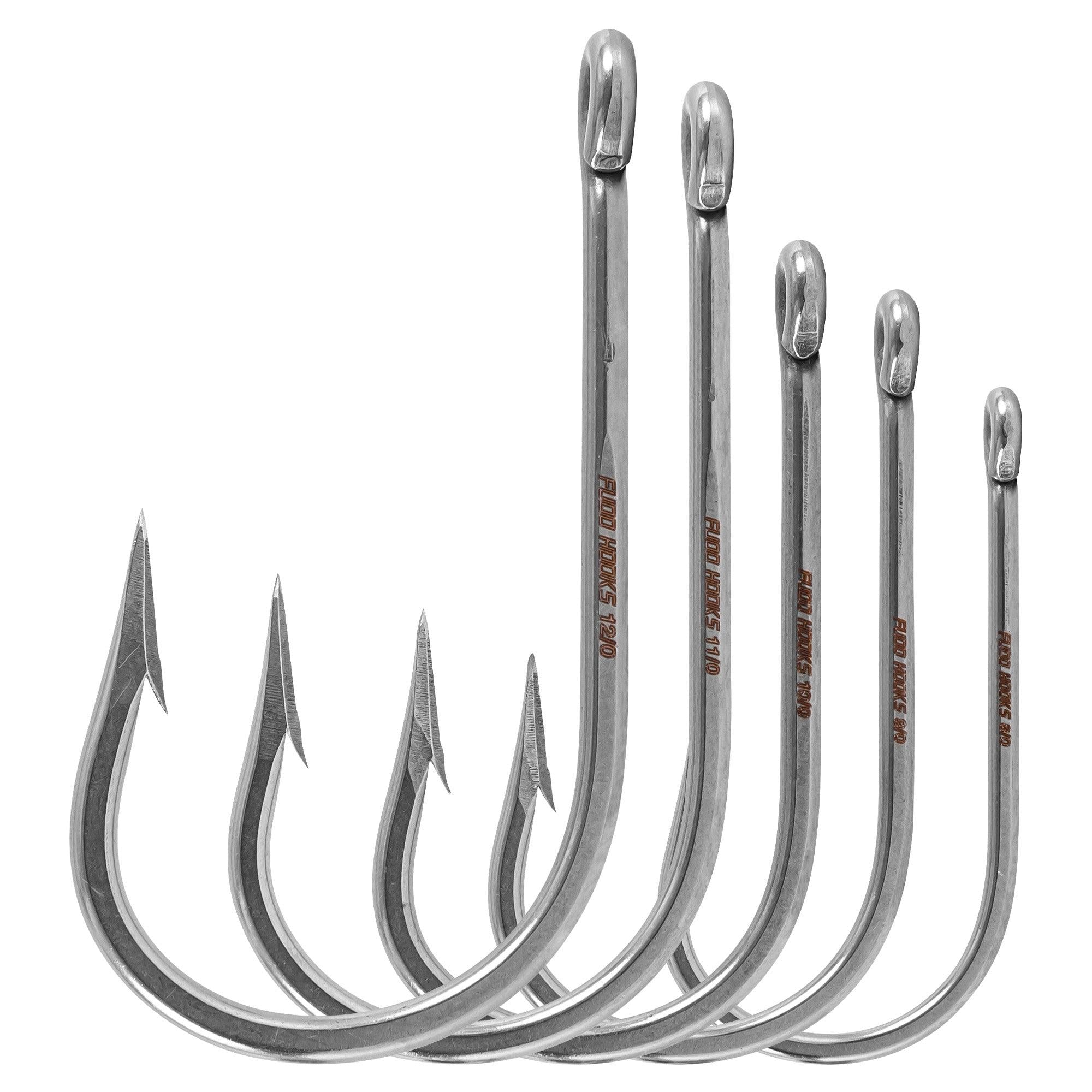 Tuna Ringed Eye Hooks - FUDO Fishing