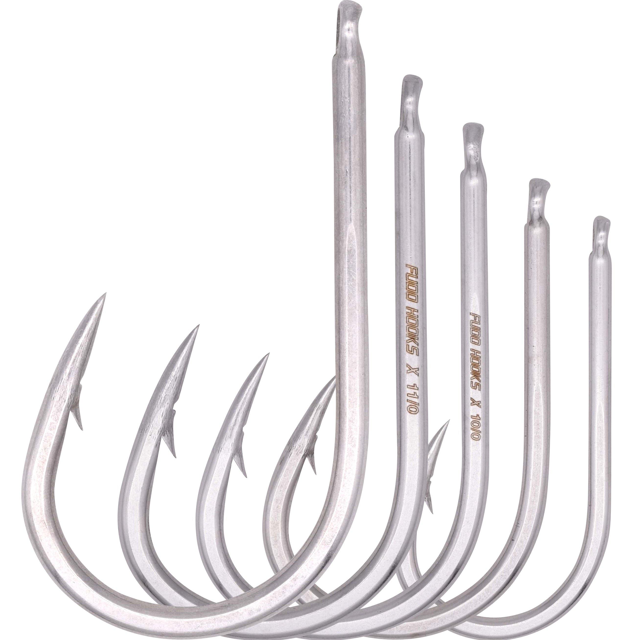 Super Ocean "Grander" Curved Needle Eye Hooks - FUDO Fishing