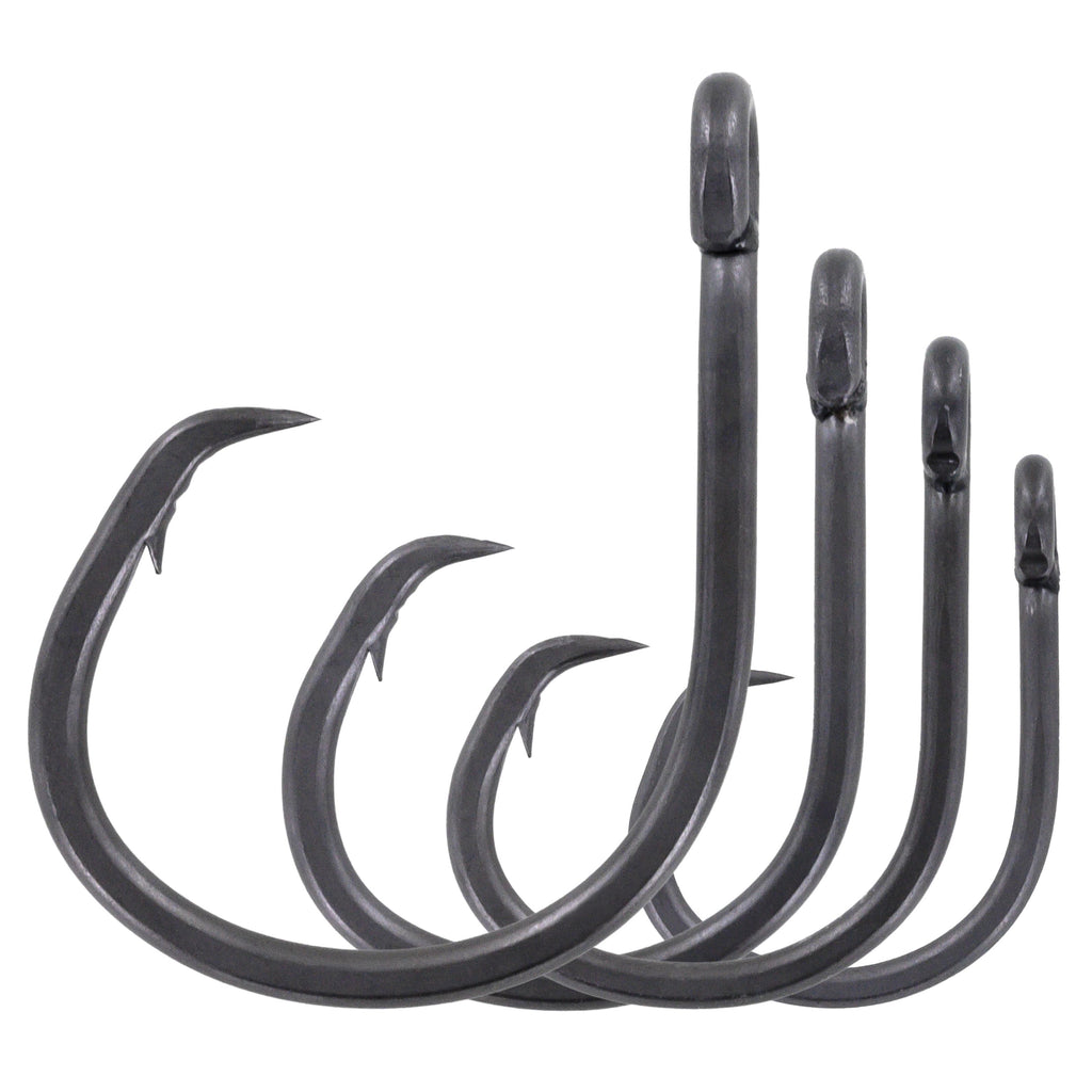 black fishing hooks FUDO Gordo HD Circle Hooks 18/0 / 2