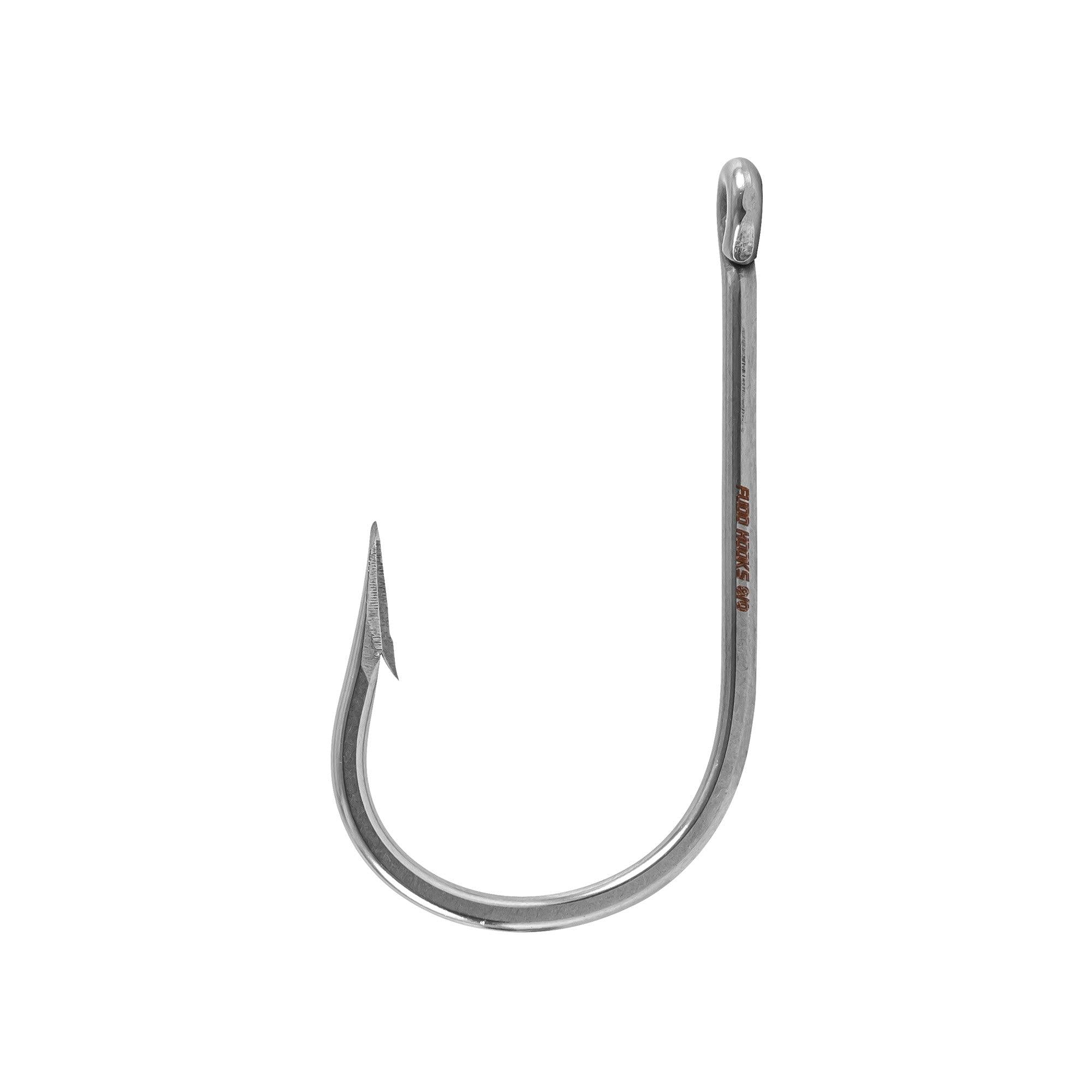 FUDO Standard Gauge Tuna Ringed Eye Hooks 10/0 FUDO Standard Gauge Tuna Ringed Eye Hooks 10/0
